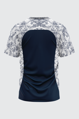 NAVY DOTTED SUBLIMATED DRI-FIT T-SHIRT