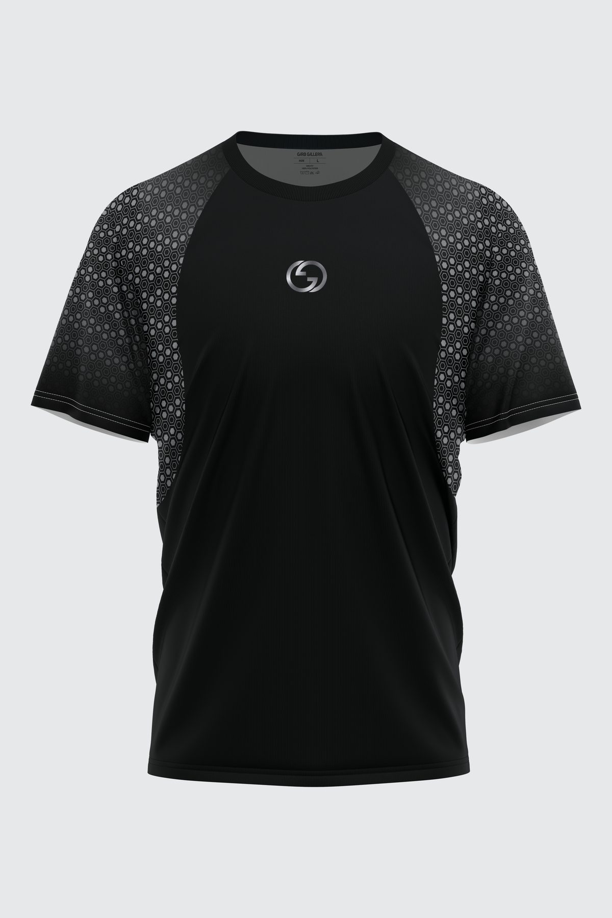 GRAY GRADIENT TEXTURED SUBLIMATED DRI-FIT T-SHIRT