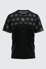 BLACK TEXTURED SUBLIMATED DRI-FIT T-SHIRT