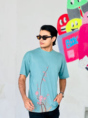 FLOWER OVERSIZED T-SHIRT MENS