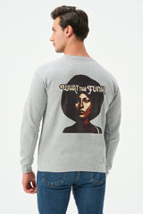 HEATHER GREY THE FUNK SWEATSHIRT FOR MENS