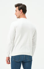 WHITE NEW YORK SWEATSHIRT FOR MENS