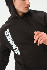 BLACK SUMMER HOODIE FOR MENS