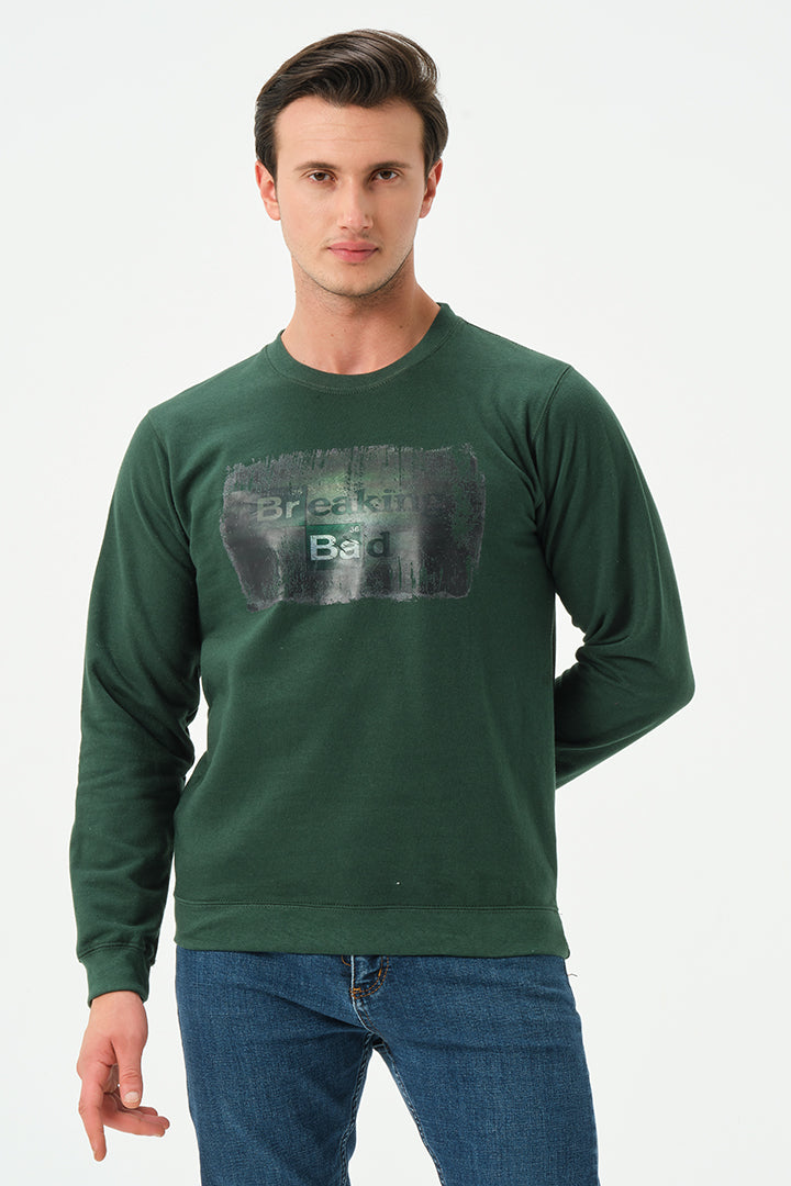 DARK GREEN BREAKING BAD SWEATSHIRT FOR MENS