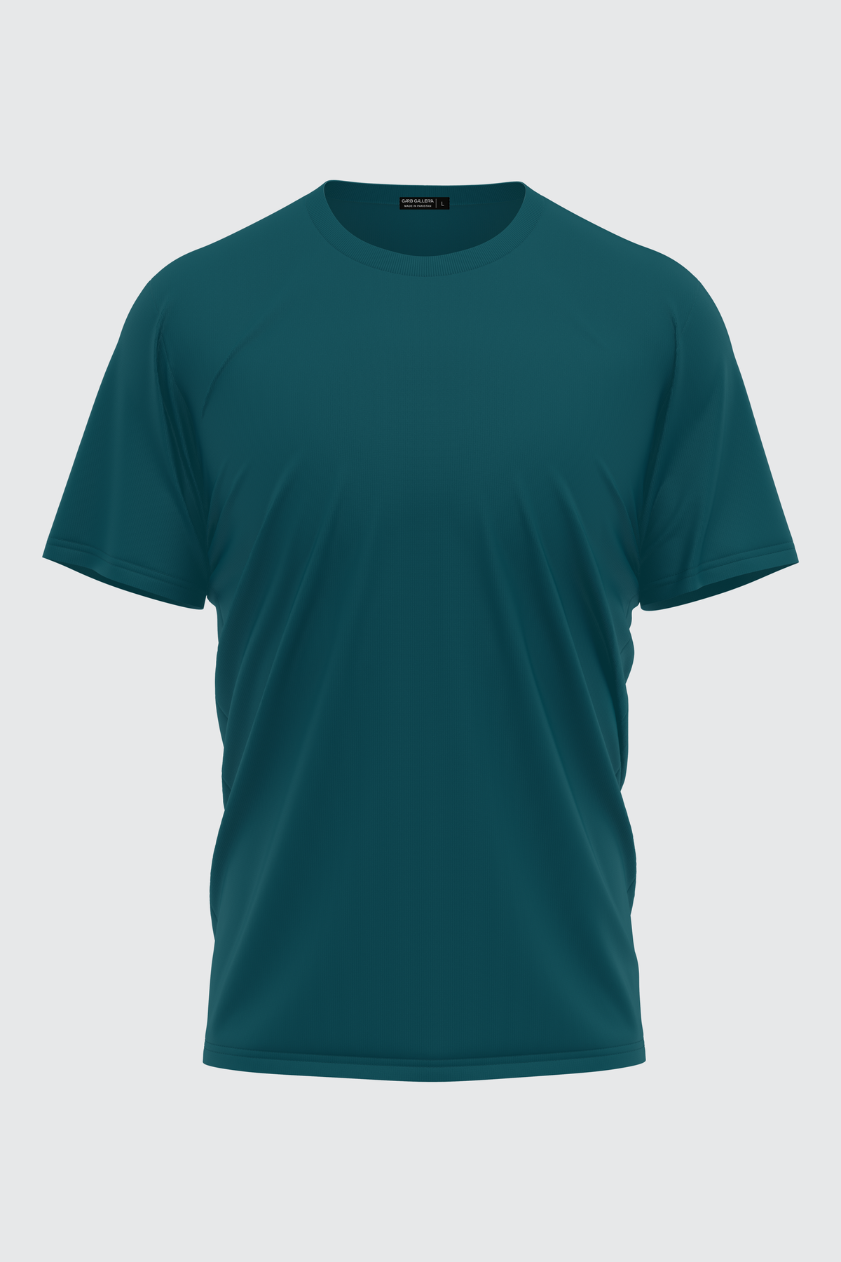 JUNGLE GREEN BASIC CREW NECK T-SHIRT