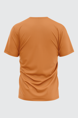 ORANGE BASIC CREW NECK T-SHIRT