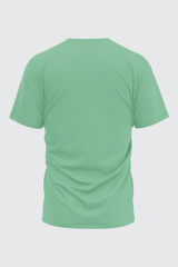 APPLE GREEN BASIC CREW NECK T-SHIRT