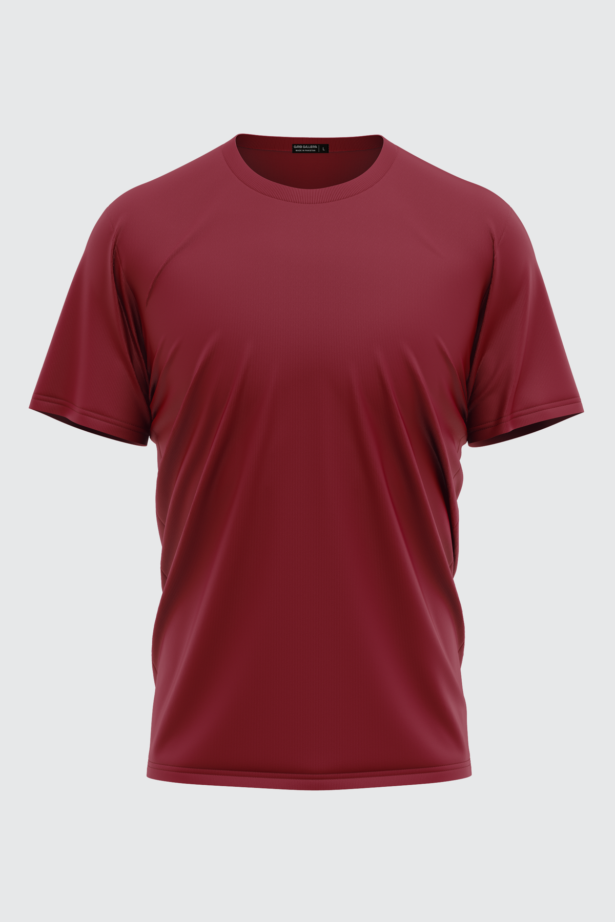 RED BASIC CREW NECK T-SHIRT