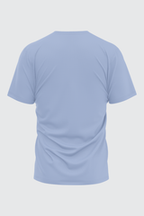 SKY BLUE BASIC CREW NECK T-SHIRT