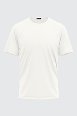 WHITE BASIC CREW NECK T-SHIRT