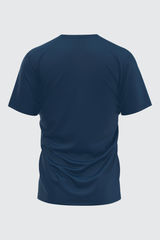 NAVY BASIC CREW NECK T-SHIRT