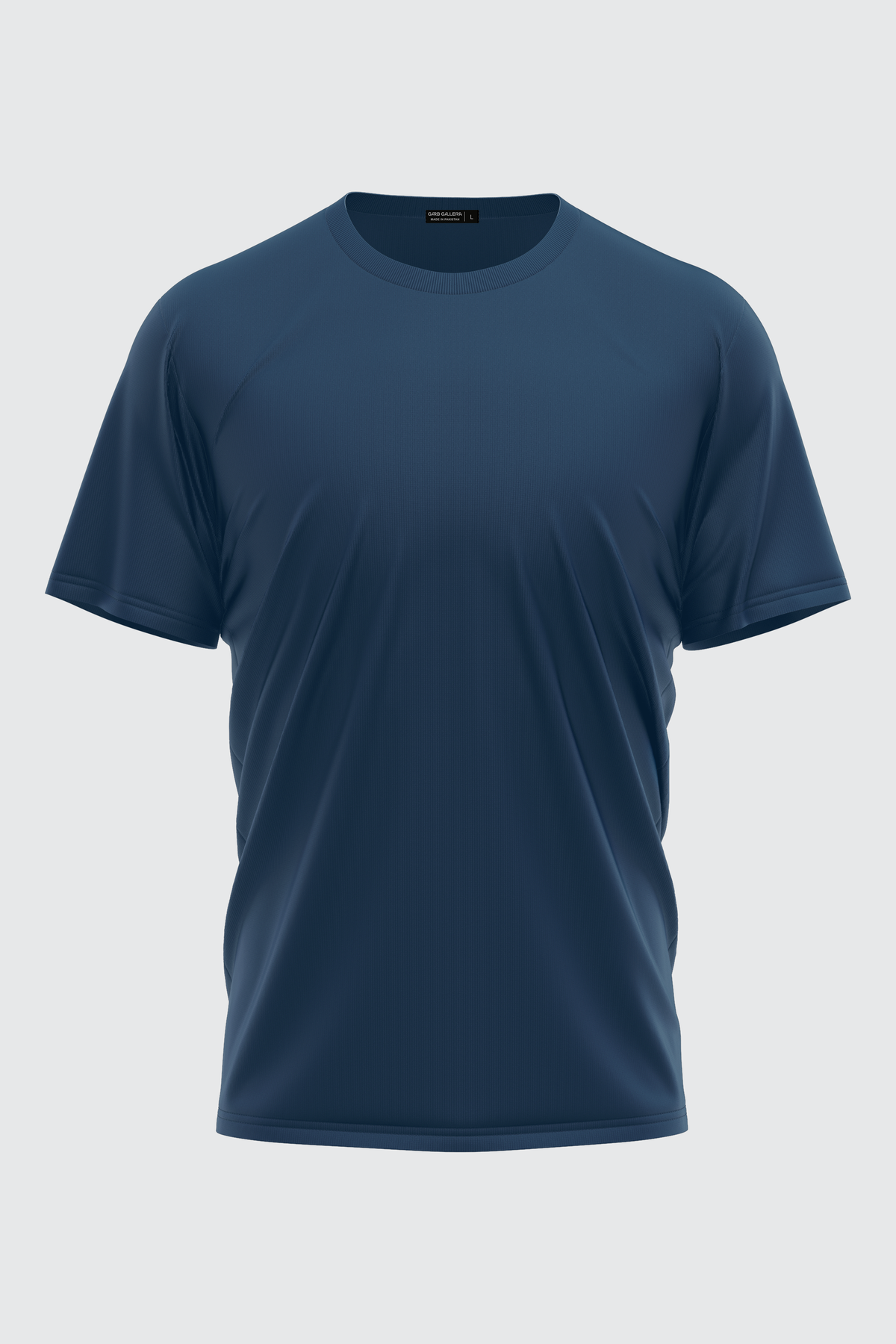 NAVY BASIC CREW NECK T-SHIRT