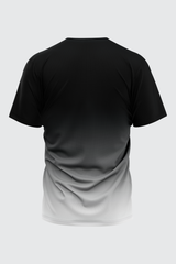 BLACK & WHITE GRADIENT SUBLIMATED DRI-FIT T-SHIRT