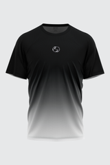 BLACK & WHITE GRADIENT SUBLIMATED DRI-FIT T-SHIRT