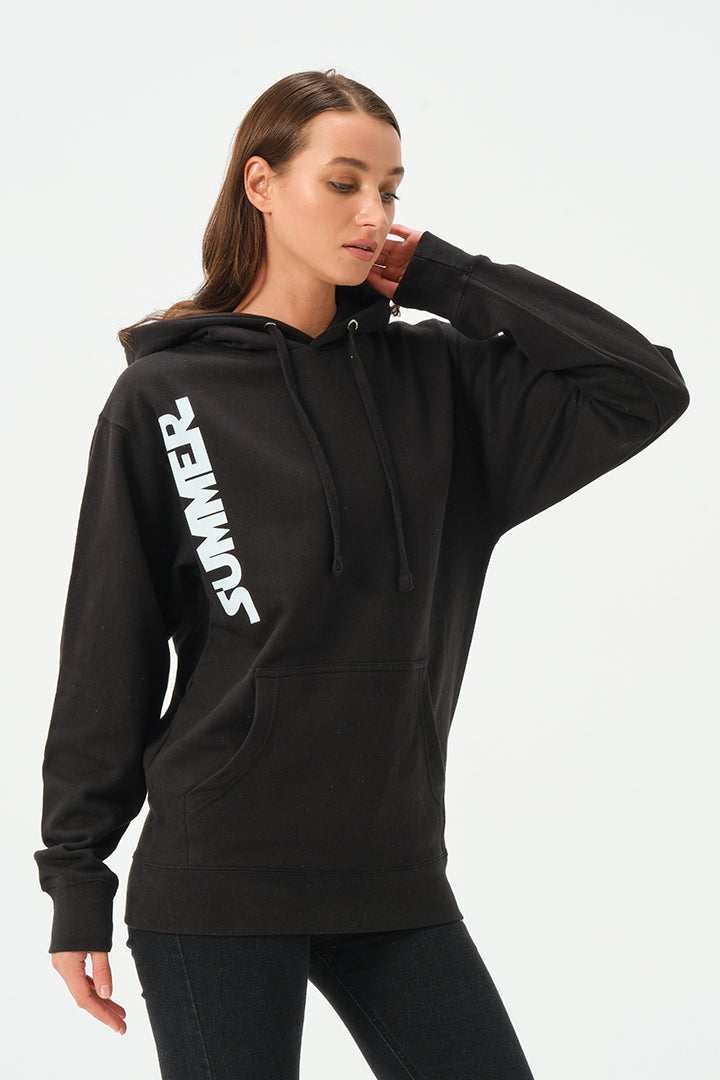 BLACK SUMMER HOODIE FOR WOMENS