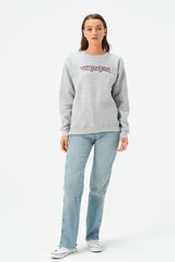 HEATHER GREY THE FUNK SWEATSHIRT FOR WOMENS