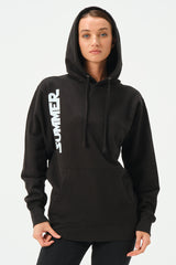 BLACK SUMMER HOODIE FOR WOMENS