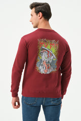 MAROON BAD BIN SWEATSHIRT FOR MENS