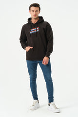 BLACK WAR TIME HOODIE FOR MENS