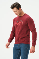 MAROON BAD BIN SWEATSHIRT FOR MENS