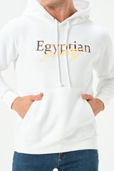 WHITE EGYPTIAN PARTY HOODIE FOR MENS