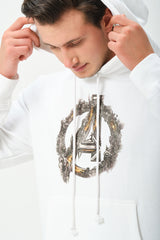 WHITE AVENGER HOODIE FOR MENS