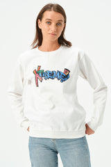 WHITE XTREME SWEATSHIRT FOR WOMENS