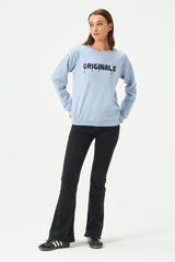 SKY BLUE ORIGINALS SWEATSHIRT FOR WOMENS