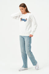 WHITE XTREME SWEATSHIRT FOR WOMENS