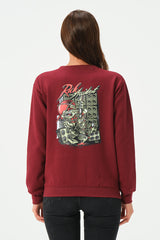 MAROON ROCK ACCIDENT SWEATSHIRT FOR WOMENS