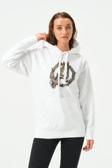 WHITE AVENGER HOODIE FOR WOMENS