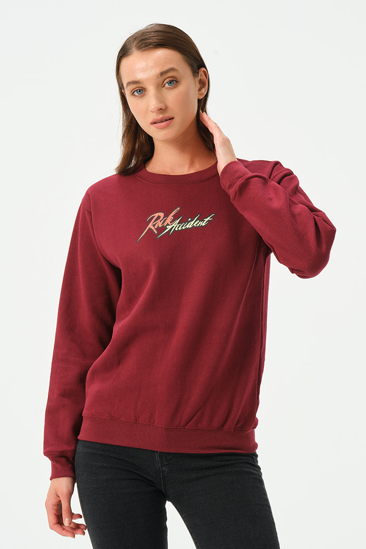 MAROON ROCK ACCIDENT SWEATSHIRT FOR WOMENS