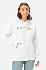 WHITE EGYPTIAN PARTY HOODIE FOR WOMENS